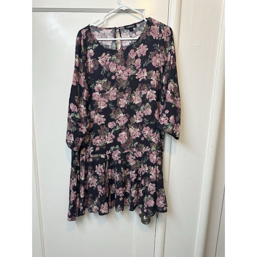 Yumi Kim dress Mystic Garden Viscose Rayon Floral Flowy Revolve‎ M Drop Waist